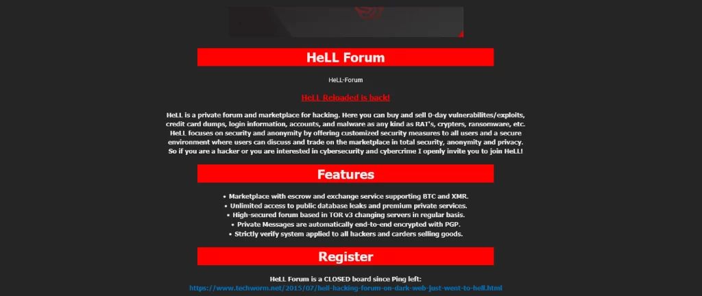 hell forum