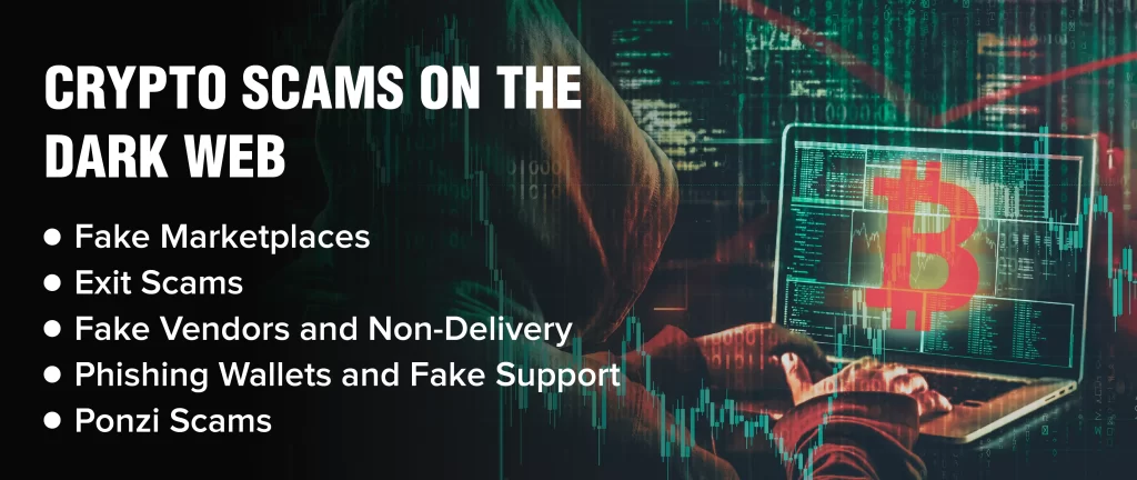  Cryptocurrency scams on the Dark Web
